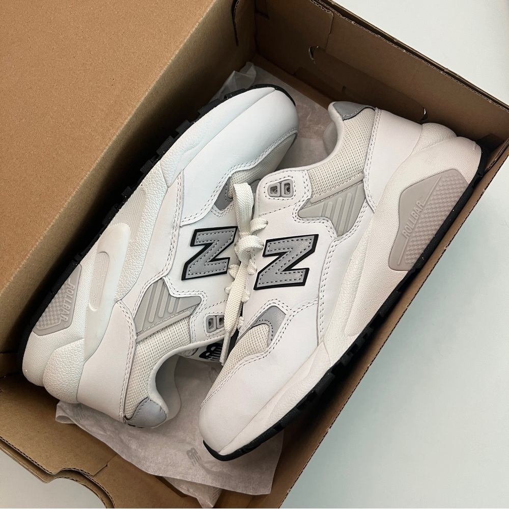 NIB New Balance 580 White (MT580EC2) size US M5.5 / W 7